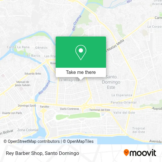 Rey Barber Shop map