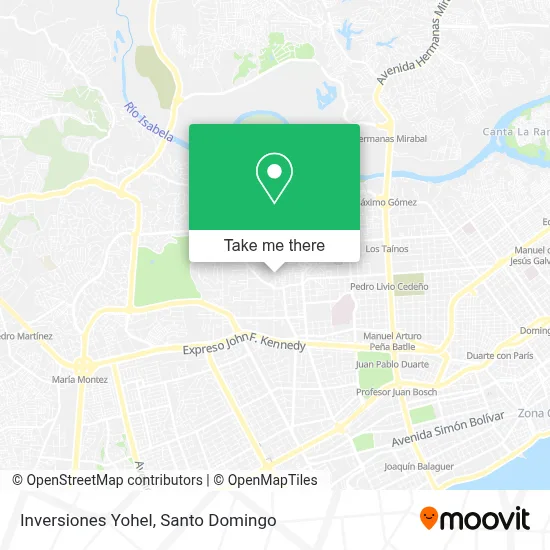 Inversiones Yohel map