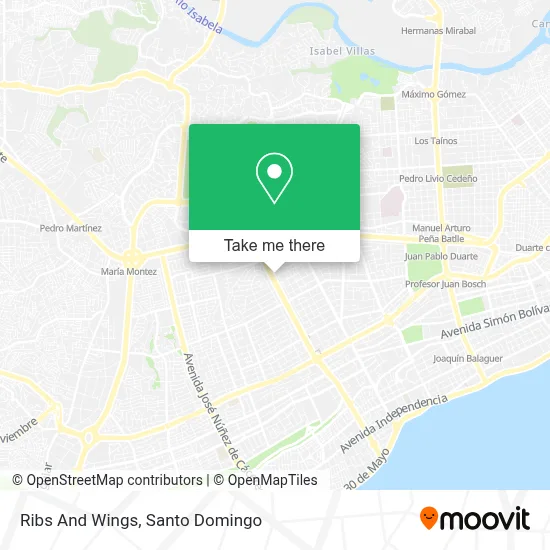 Ribs And Wings map