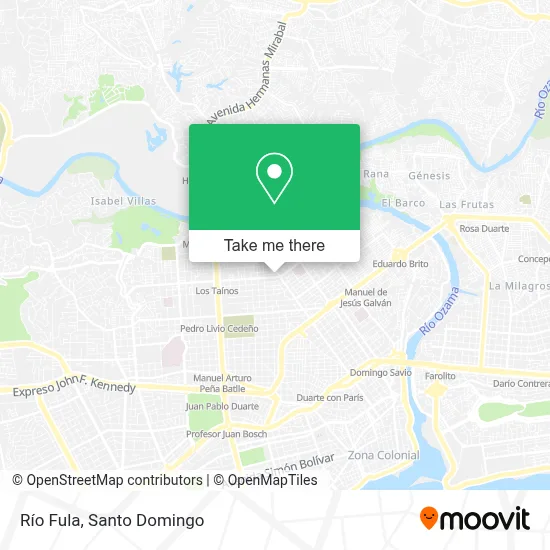 Río Fula map