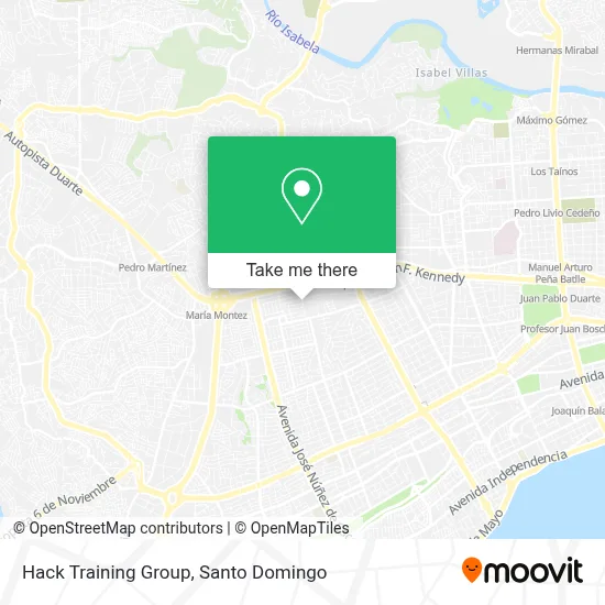 Hack Training Group map