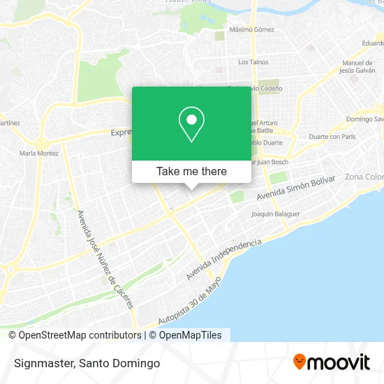Signmaster map