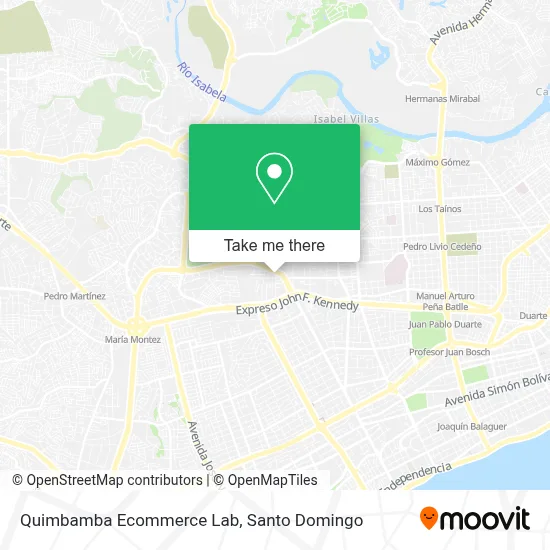 Quimbamba Ecommerce Lab map