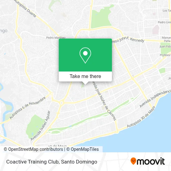 Coactive Training Club map