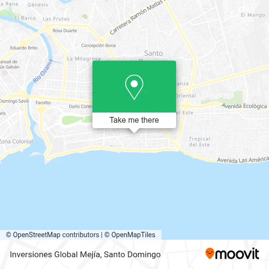 Inversiones Global Mejía map