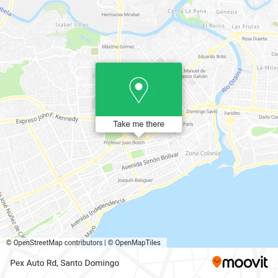Pex Auto Rd map