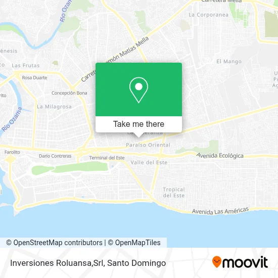 Inversiones Roluansa,Srl map