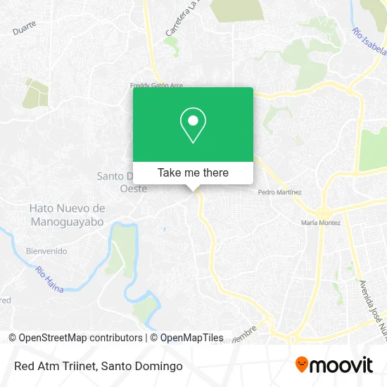 Red Atm Triinet map