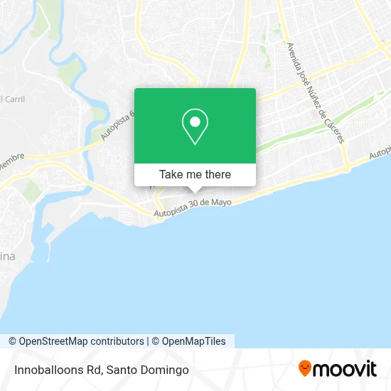 Innoballoons Rd map