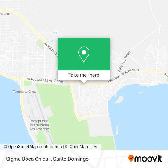 Sigma Boca Chica I map
