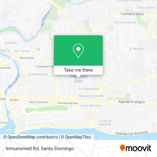 Inmunomed Rd map