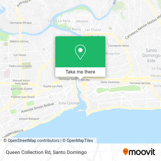 Queen Collection Rd map