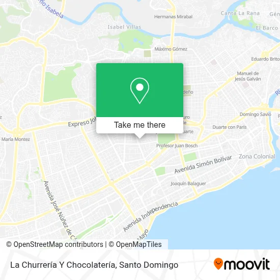 La Churrería Y Chocolatería map
