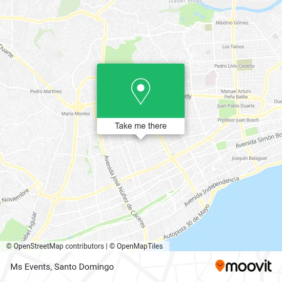 Ms Events map