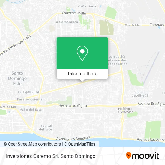 Inversiones Caremo Srl map