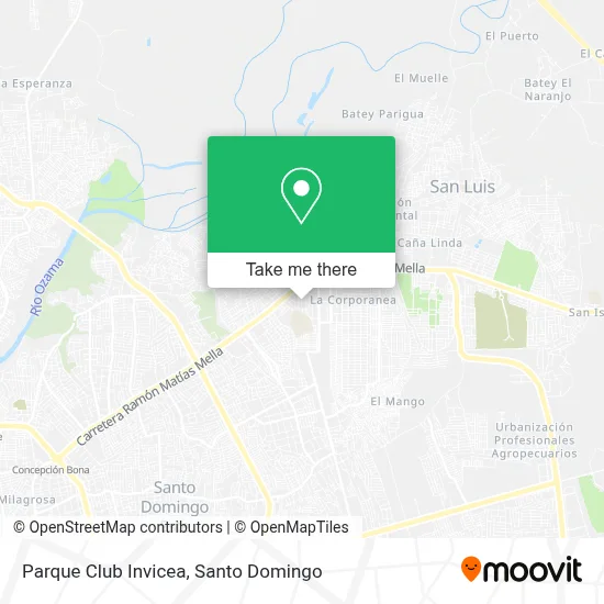 Parque Club Invicea map