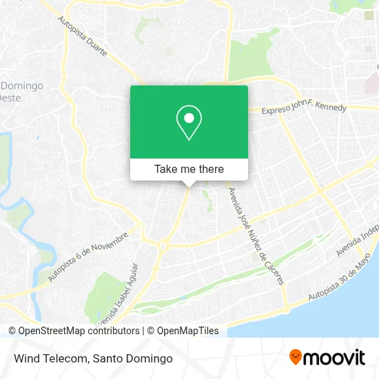 Wind Telecom map