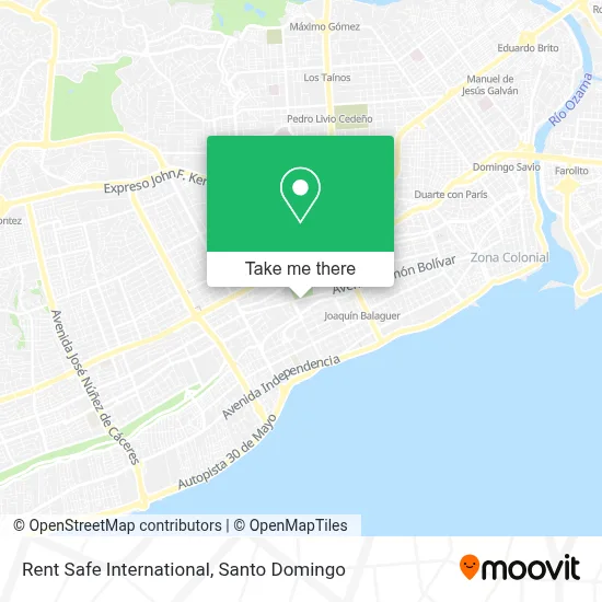 Rent Safe International map