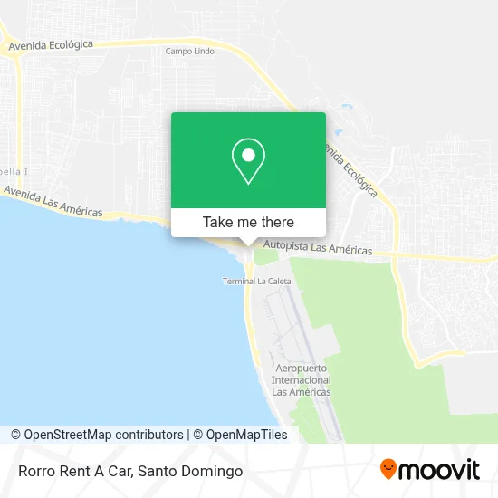 Rorro Rent A Car map
