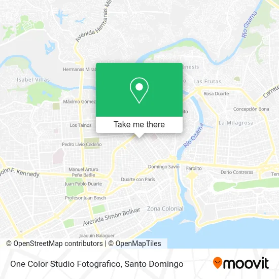 One Color Studio Fotografico map