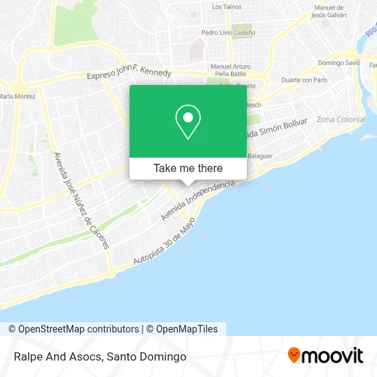 Ralpe And Asocs map