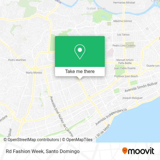 Rd Fashion Week map