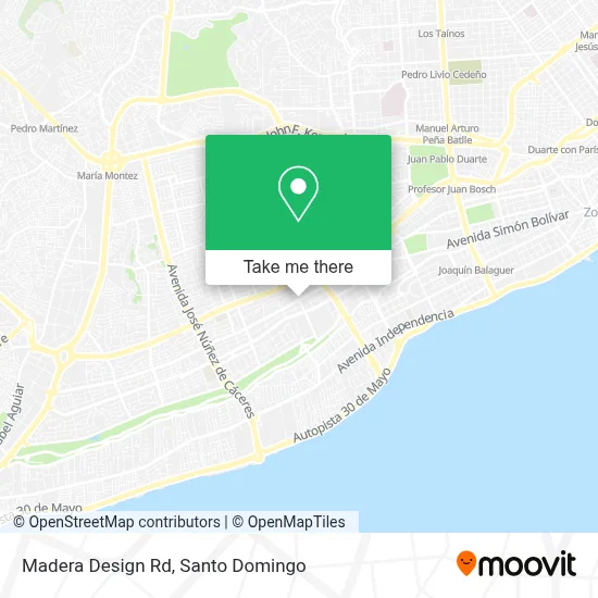 Madera Design Rd map