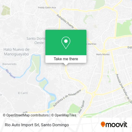 Rio Auto Import Srl map