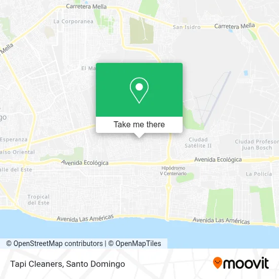 Tapi Cleaners map