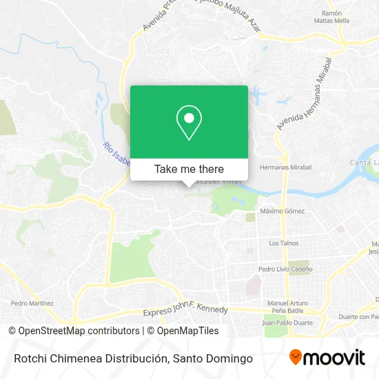 Rotchi Chimenea Distribución map