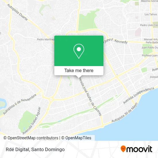 Rdé Digital map