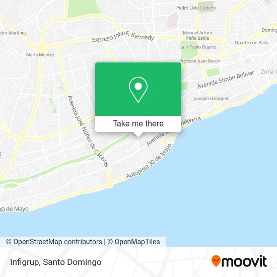 Infigrup map