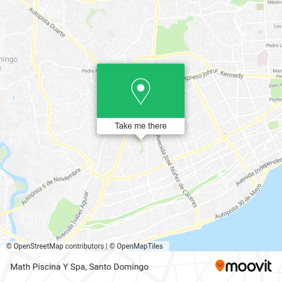 Math Piscina Y Spa map