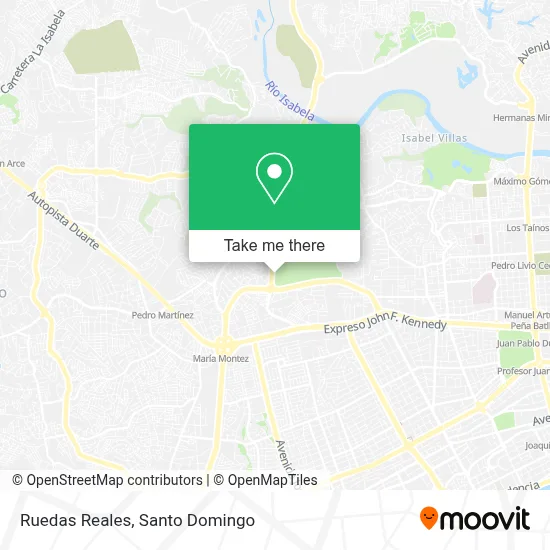 Ruedas Reales map