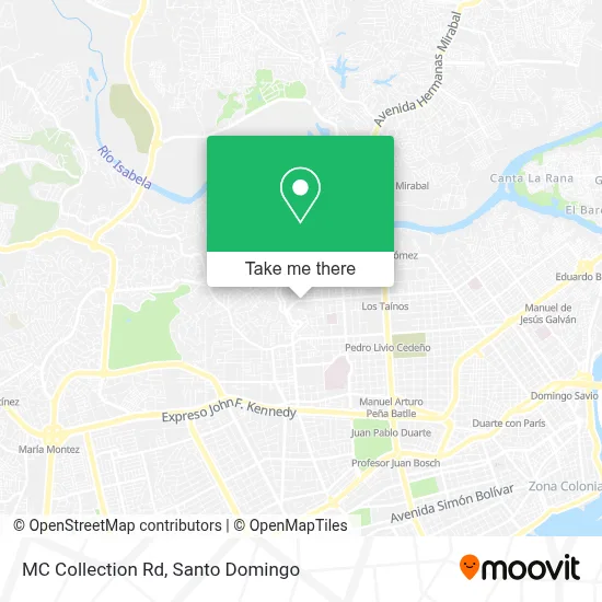 MC Collection Rd map