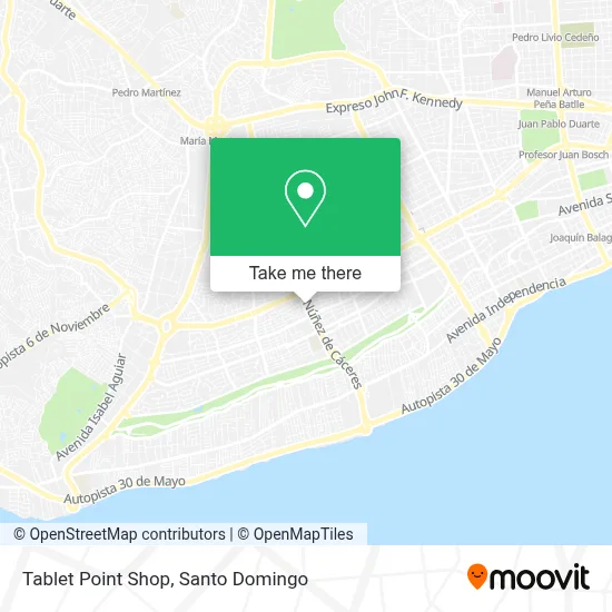 Tablet Point Shop map