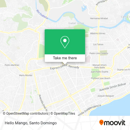 Hello Mango map