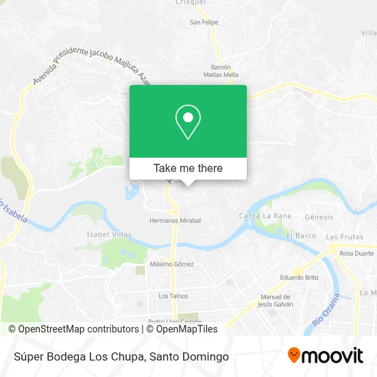 Súper Bodega Los Chupa map