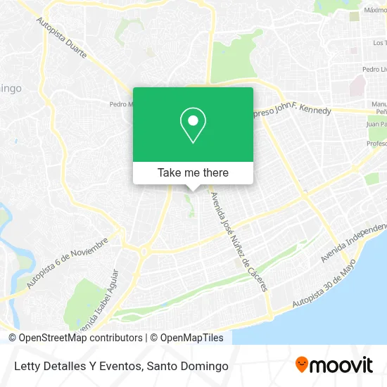 Letty Detalles Y Eventos map