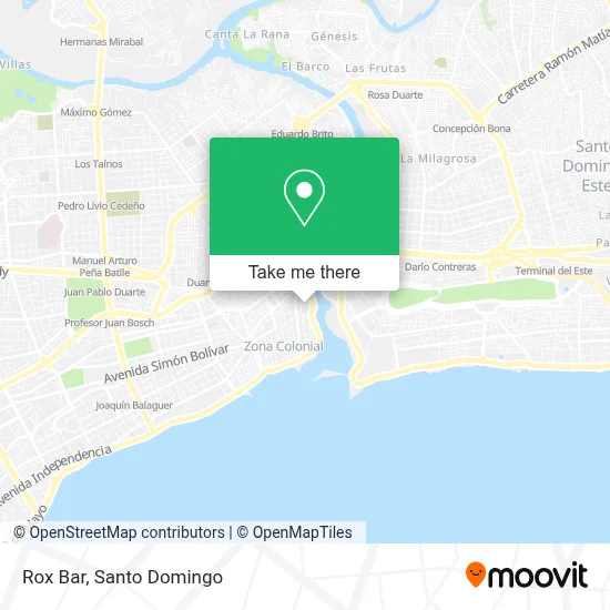 Rox Bar map