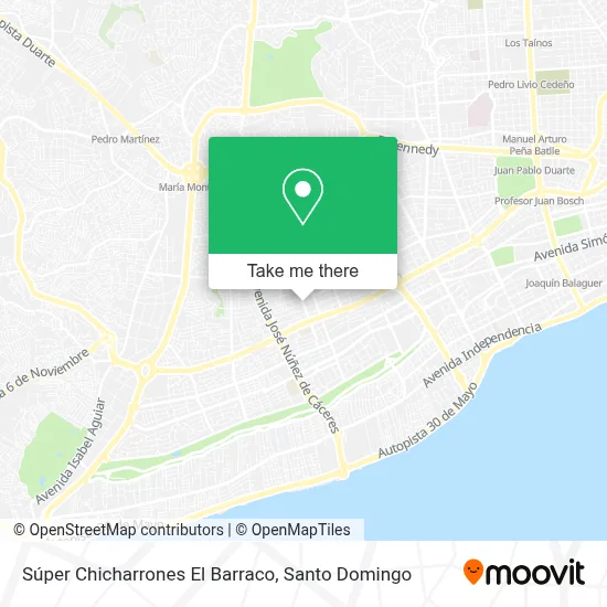 Súper Chicharrones El Barraco map