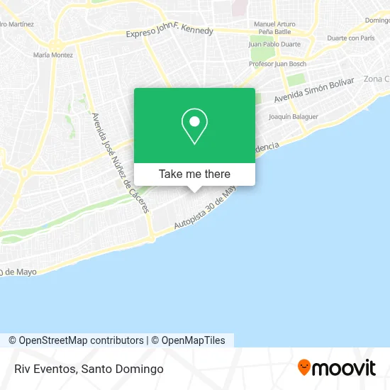 Riv Eventos map