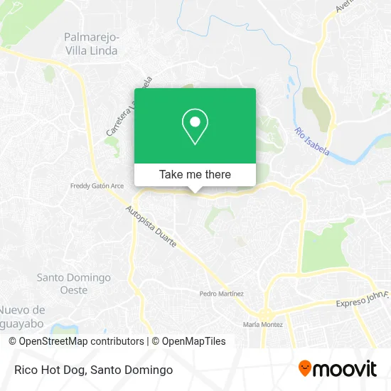 Rico Hot Dog map
