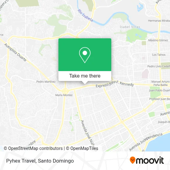 Pyhex Travel map
