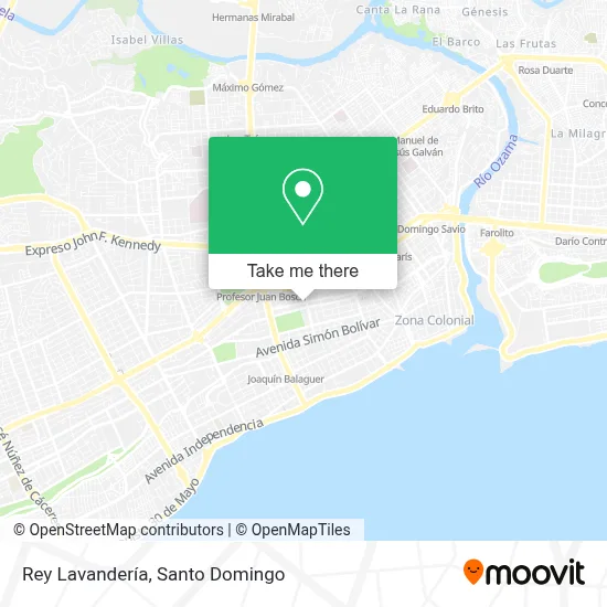 Rey Lavandería map