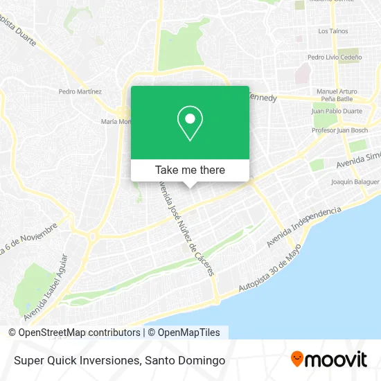 Super Quick Inversiones map