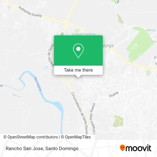 Rancho San Jose map