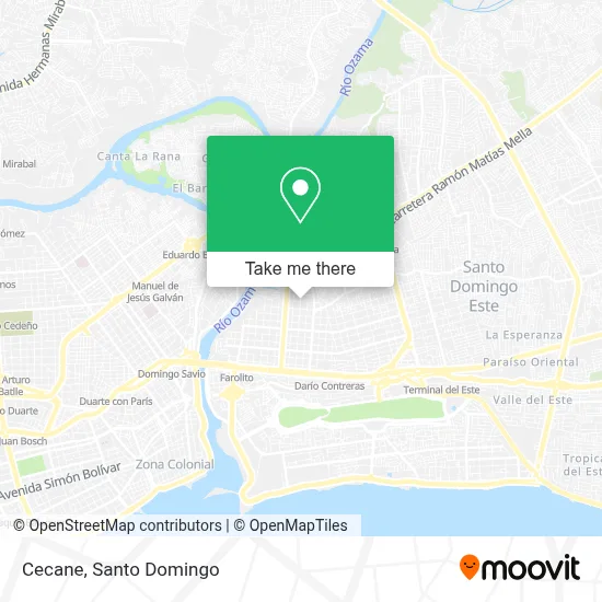 Cecane map