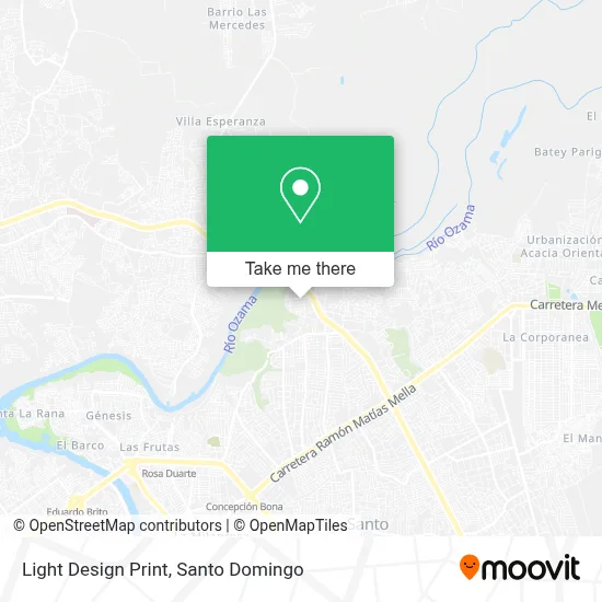 Light Design Print map