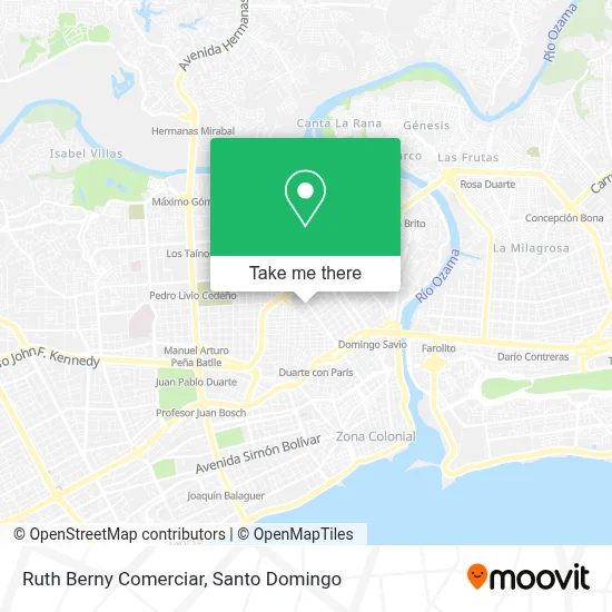 Ruth Berny Comerciar map